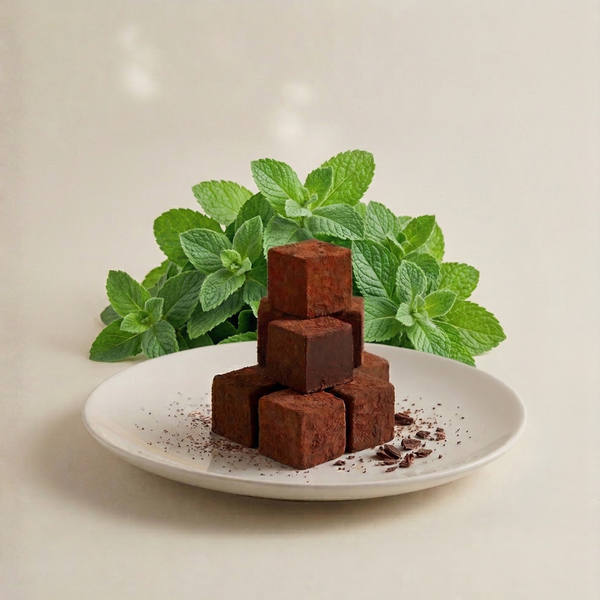 54% mint dark nama chocolate, handmade small batch, Hong Kong cold chain delivery